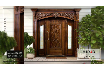 درب لابی چوبی کد 6633